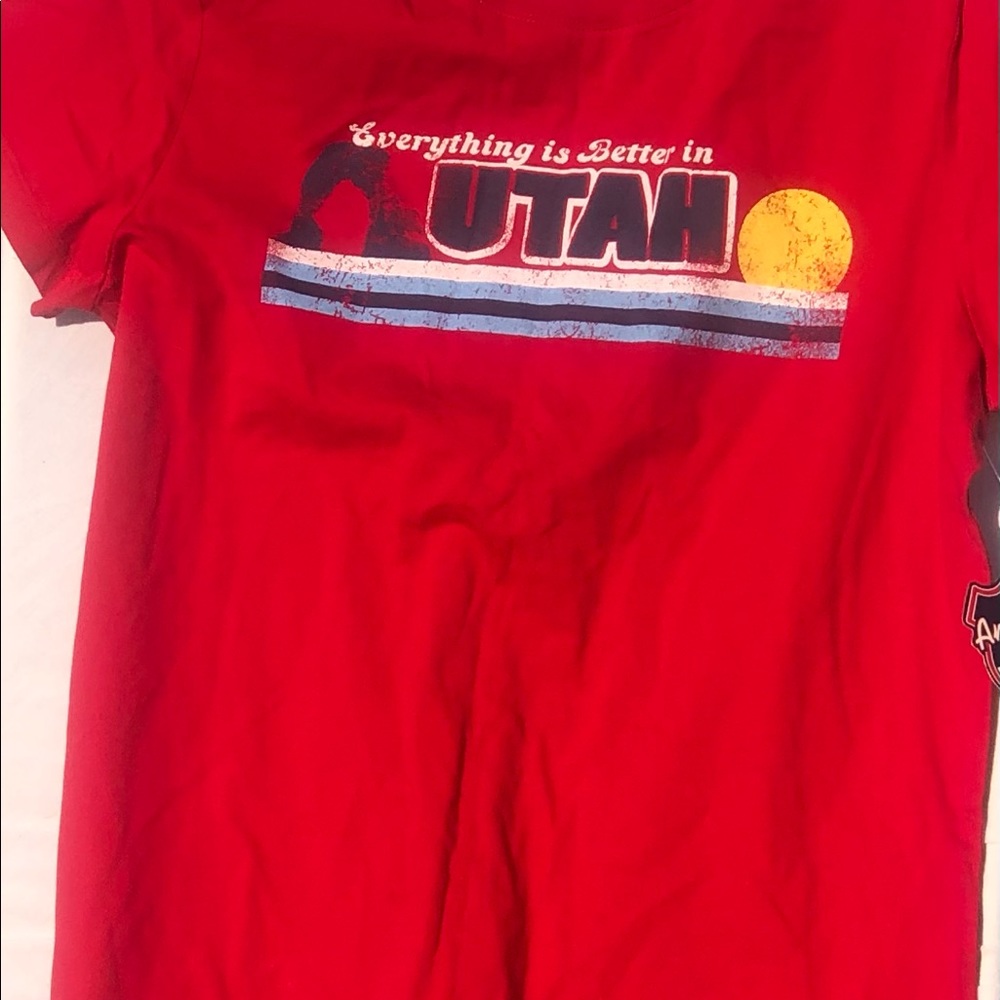 4/20🍄 L American Summer state Tshirt- UTAH NWT